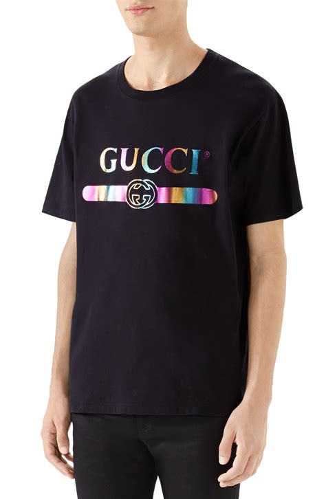 gucci multicolor t shirt|Gucci t shirt men small.